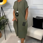 Iris™ | Stylish Short Sleeved Dress