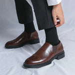 Alessio Cap-Toe Leather Loafers