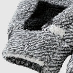 Men's Plaid Casual Fashion Fluffy Fleece Hoodie