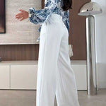 High Rise Pocketed Wide Leg Pants