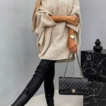 Batwing Sleeves Cozy Overisized Pullover Sweater