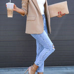 Margovil High Rise Distressed Ripped Skinny Jeans