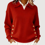 Selena | Elegant Buttoned Sweater