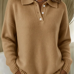 Olivia | Knit Polo Sweater