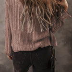 Goat Cut Out Textured Knit Button Front Cardigan