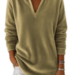 Women'S Casual Long-Sleeved Pullover Sweatshirt