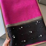 Sun-Protection Beaded See-Through Shawl&Scarf