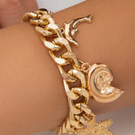 Ocean-themed Pendant Bracelet