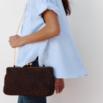 WOVEN CLUTCH BAG