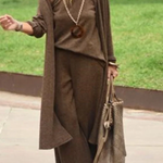 Casual Fashion Long Three-Piece Set