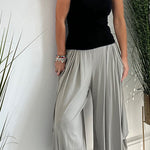 Super Comfy Elastic Waist Pocketed Harem Style Loose Pants