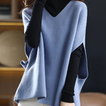 Casual Sleeveless Loose Solid Color V-Neck Vest Top