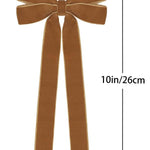 Velvet bow Christmas decorations