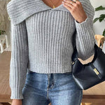 New Fashion Trend Design Lapel Sweater