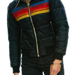 Winter Casual Stitching Hooded Long Sleeve Coat