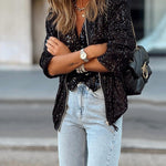 Casual fashion classic sequined jacket