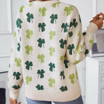 St Patrick's Day Shamrock Pullover Sweater