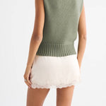 Mockneck Sweater Shell Top