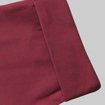 Long Sleeves Loose Solid Color Round-Neck Hoodies&Sweatshirt Tops