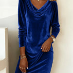 Velorina | Loose Fitting Velvet Dress