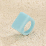 Original Stylish Resin 8 Colors Geometric Ring
