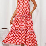 Women's Halter Neck Floral Print Vacation Dress