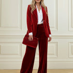 Loose Wide Leg Solid Color Pants