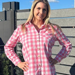 Zeagoo Women's Long Sleeve Button Down Flannel Shirts Plaid Shacket