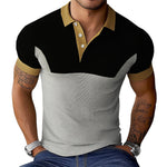 Men's Summer Skin Friendly and Comfortable Polo T-Shirt