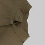 Long Sleeves Loose Buttoned No Belt Solid Color V-neck Jumpsuits