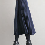 Graceful A-Line Pleated Skirt