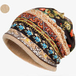 Bohemia Floral With Plush Hood Accessories