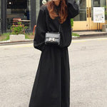 Loose Urban Gray Wide Leg Elastic Waist Pants