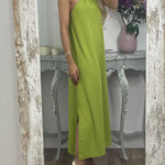 Laura Green Halter Neck Shift Dress