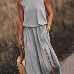 Giselle Loose Fit Slit Maxi Dress