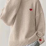 Women's Valentine's Day Heart Casual Sweater