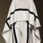 Loose Drawstring Striped Casual Pants Bottoms Trousers