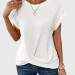 Isa™ | Stylish Crew Neck Blouse