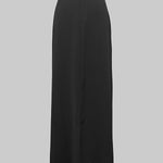 Solid Color Split-Back Skirts Bottoms