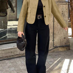 Women's Suede Fashion Jacket
