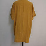 A-Line High Waisted Pockets Solid Color Split-Joint V-Neck Mini Dresses