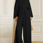 Long Sleeves Wrap Solid Color Zipper Jumpsuits