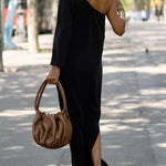Side To Side One Shoulder Statement Maxi Dress