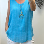 Penelope Necklace Lined Vest Top