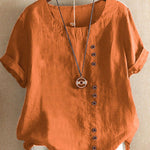 Loose Simple Solid Color Top
