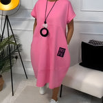 Iris™ | Stylish Short Sleeved Dress