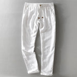 Fabio Linen Elastic Trousers