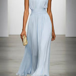 Margovil Crewneck Sleeveless High Waist Maxi Dress