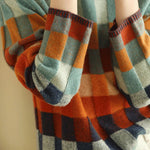 Ravelyn | Cashmere patchwork turtleneck