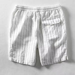 Dario Linen Striped Shorts